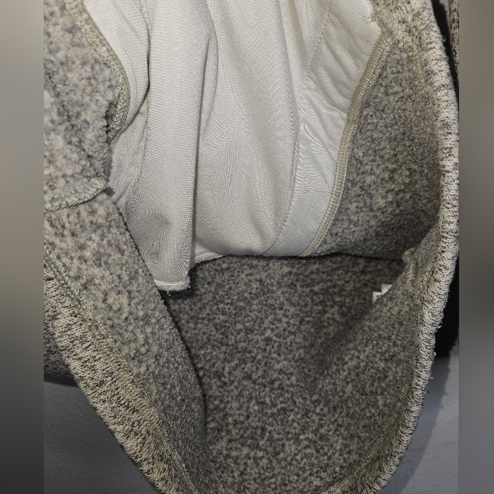 Cabela’s Grayish Beige Fleece Henley Hoodie, Size Small, GUC - Picture 7 of 10